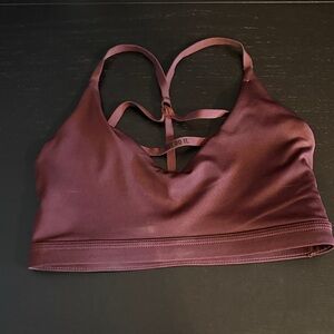 Nike Maroon Sports Bra
